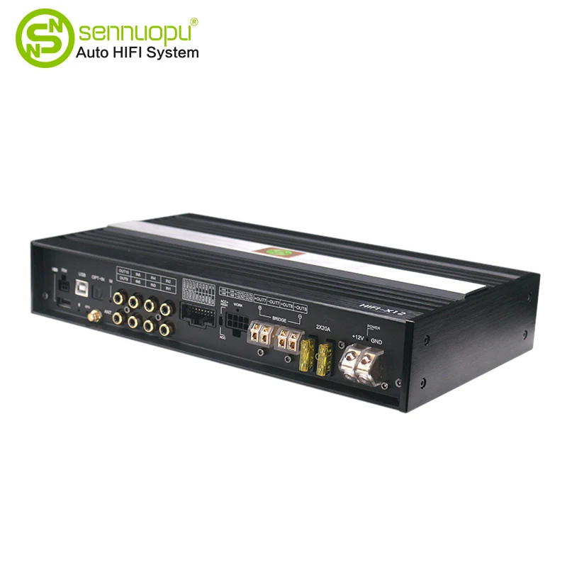 8-CH AUTO Power AMP + 10-C Digitálny zvukový procesor